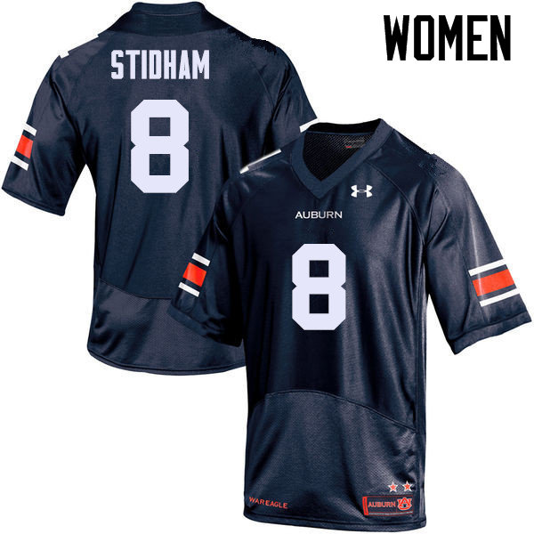 Women's Auburn Tigers #8 Jarrett Stidham Navy College Stitched Football Jersey
